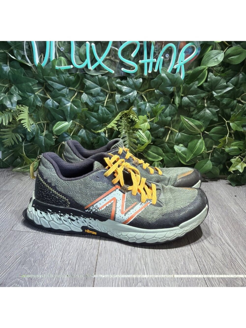 New Balance Fresh Foam X Hierro v7 Lightweight Trail Running Shoe Sz 13 Green